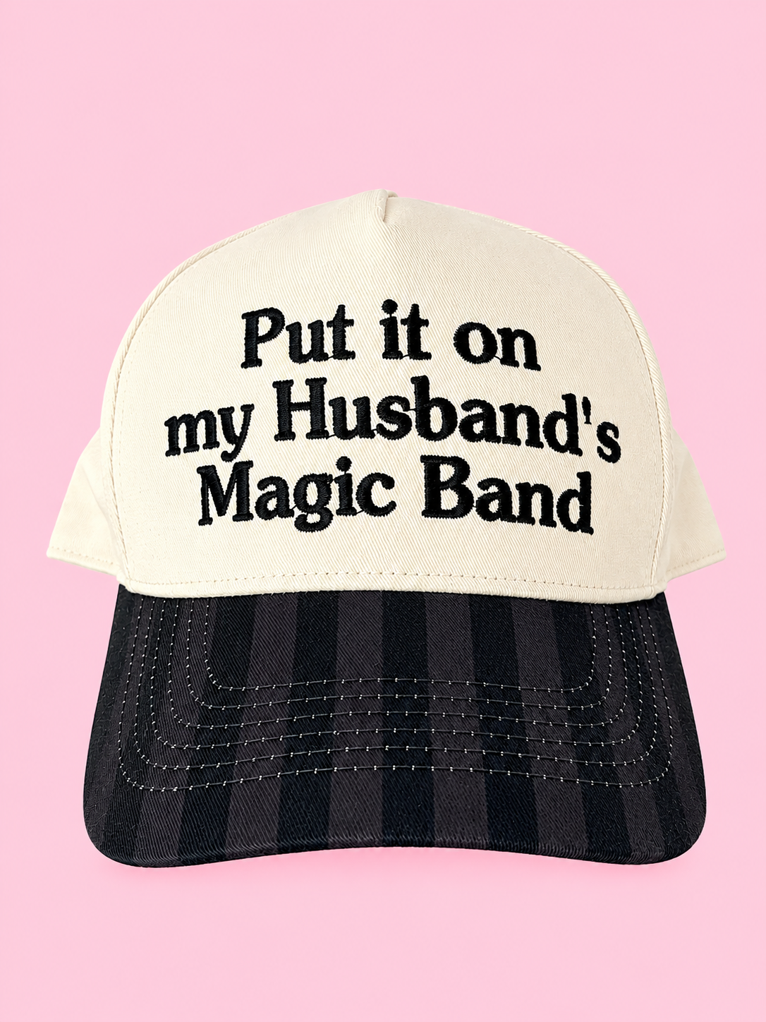 Husband's Magic Band Hat-Black